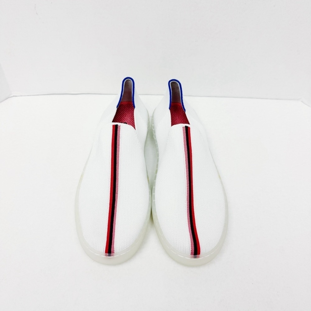 Rothy’s X Evian - RARE Evian Collaboration White Slip On Shoes